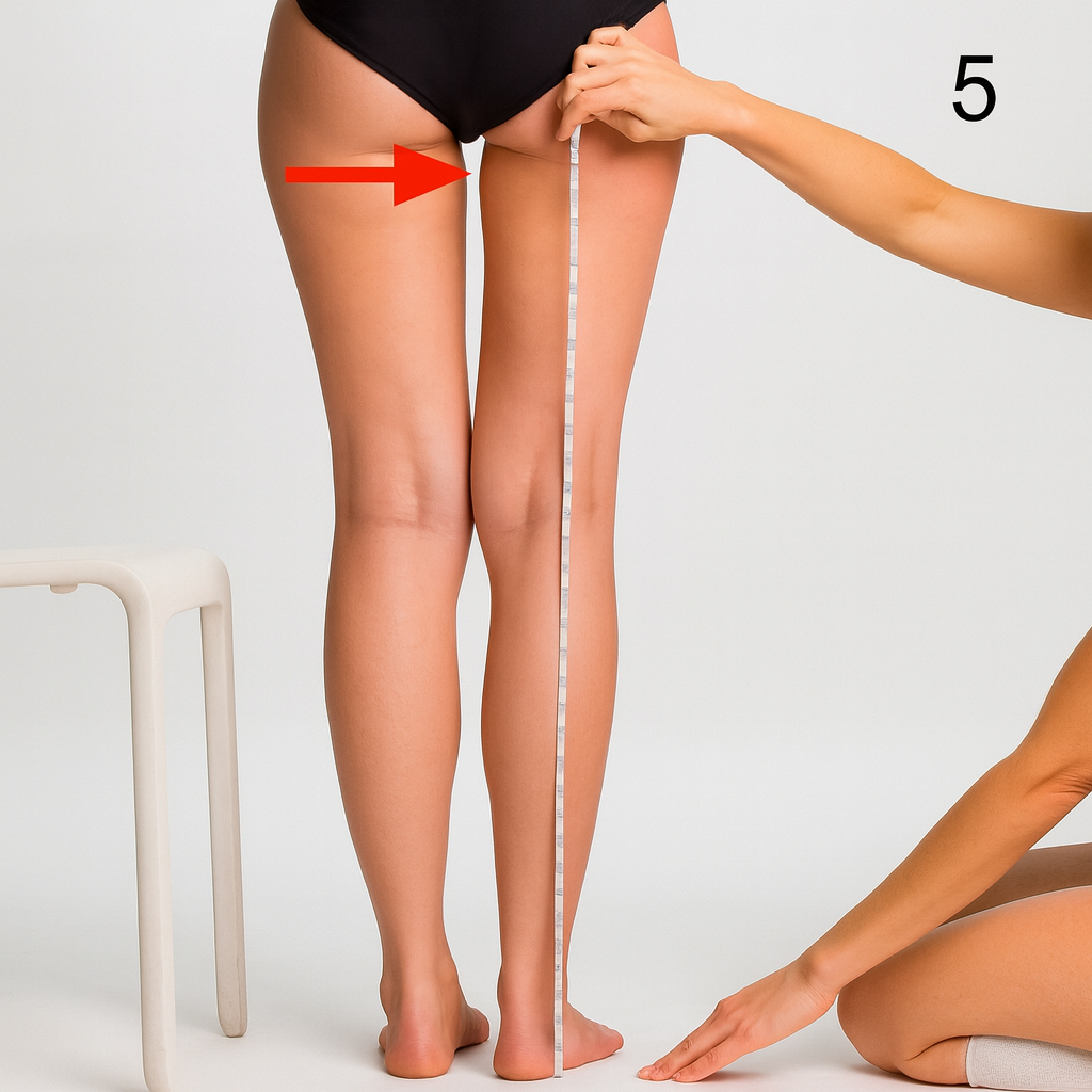 Altura do chão até a raiz da coxa (A?G)