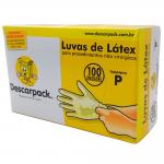 Luva Latex Sem Talco Com 100 Unidades Descarpack Luva Latex Sem Talco Com 100 Unidades Descarpack