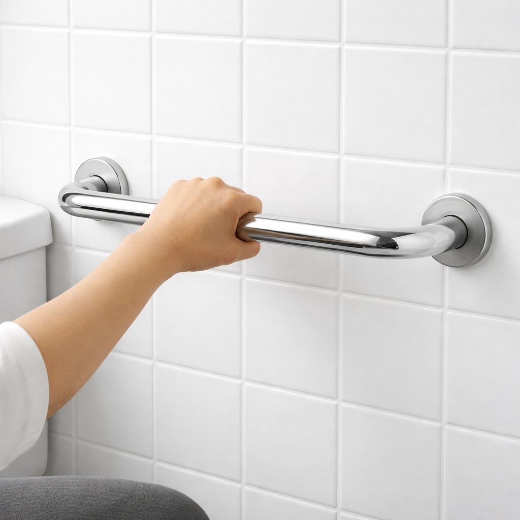 Barras e adaptações para banheiro