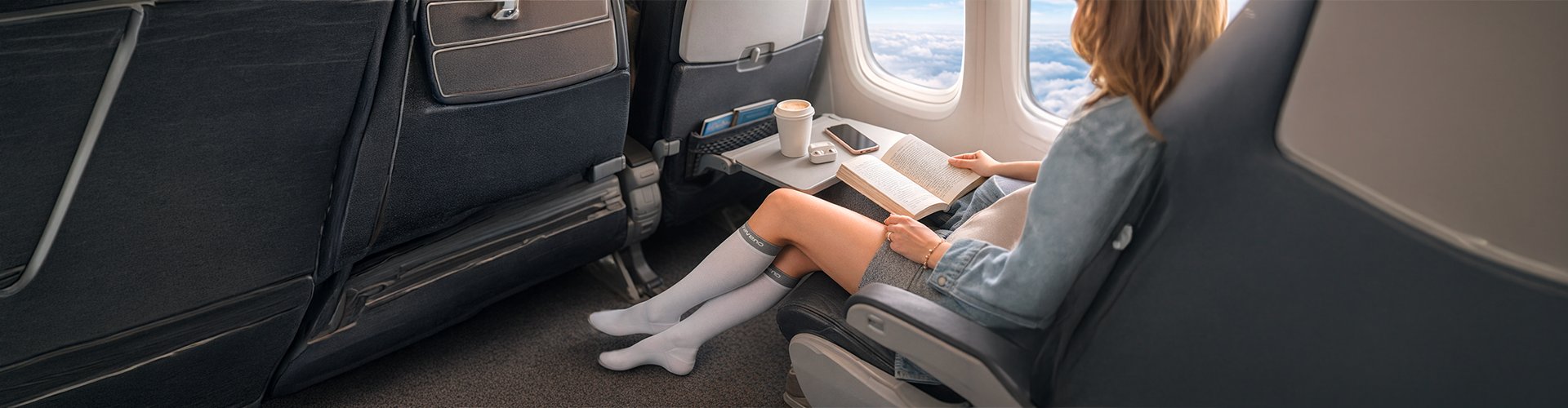 Meia 3/4 Sigvaris 170 Traveno Fechada Unissex