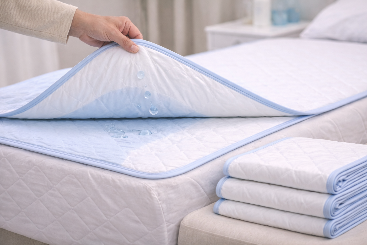 Len��is imperme�veis para incontin�ncia urin�ria