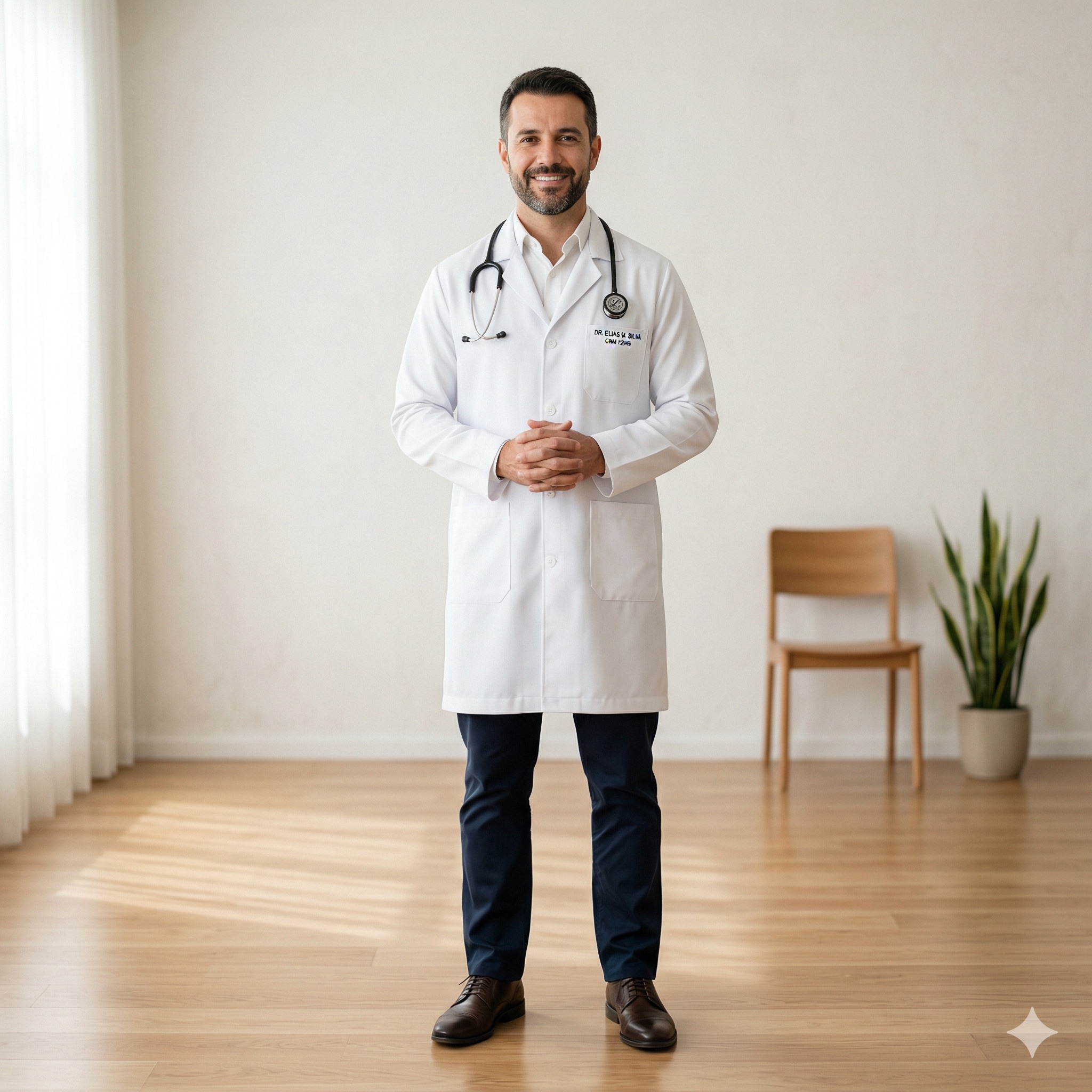 Uniformes e equipamentos para m�dicos