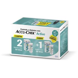 Accu Chek Active Kit Com 160 Tiras Roche Sem Chip Accu Chek Active Kit Com 160 Tiras Roche Sem Chip